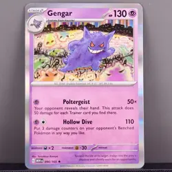Pokemon Gengar 094/165 Reverse Holo MEW EN 151 Near Mint - Image 1