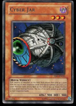 Yu-Gi-Oh Card Dark Beginning 1 Cyber Jar DB1-EN043 Rare - Image 1