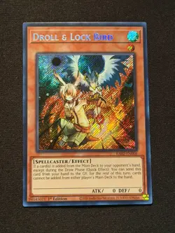 Yu-Gi-Oh! TCG Droll & Lock Bird RA02-EN006 Secret Rare - NM/M - 1st Ed. - Image 1