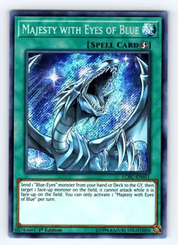 Yugioh Majesty with Eyes of Blue LCKC-EN031 Secret Rare - NM 💎 - Image 1