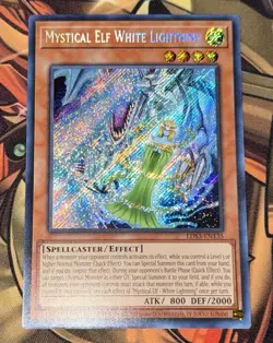Yu-Gi-Oh! Mystical Elf White Lightning - LDS3-EN135 - Secret Rare - Promo - LP - Image 2