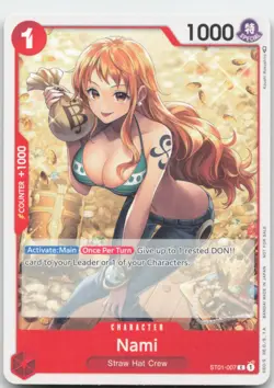 Nami ST01-007 One Piece Card NM - Image 1