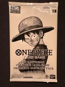 3rd Anniversary - OP 13 Treasure Campaign Pack - One Piece English - Image 1