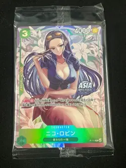 Nico Robin P-111 ASIA Promo Sealed One Piece Mini-tin Pack Set vol.2 Japanese - Image 1
