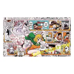 Carrot One Piece Playmat With Zones OPCG TCG Card Game Play Mat _dp68 - Image 1