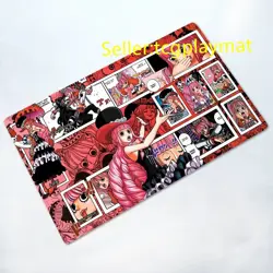Carrot One Piece Playmat With Zones OPCG TCG Card Game Play Mat _dp68 - Image 2
