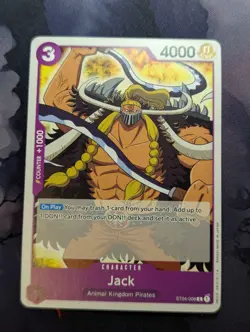 One Piece TCG - Jack ST04-008 C - Common - Starter Deck - Animal Kingdom Pirates - Image 1