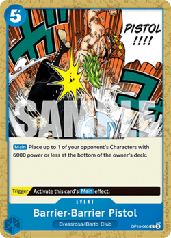 One Piece TCG OP10-060 (ENG) / Barrier-Barrier Pistol / Royal Blood - Image 1