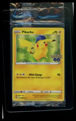 Pikachu 028/078 Pokemon Go 2022 STAMPED SEALED Promo Card TCG - Image 1