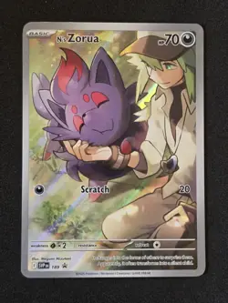 N's Zorua 189 Sv: Scarlet & Violet Promo Cards Holo - Image 1