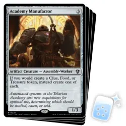 ACADEMY MANUFACTOR X4 Murders At Karlov Manor: Commander Magic MTG MINT CARD - Image 1