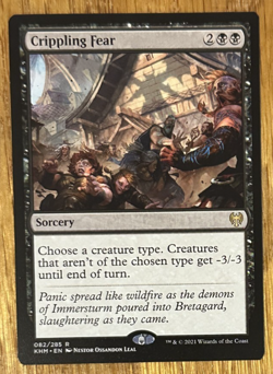 MTG Kaldheim, Crippling Fear - Image 1