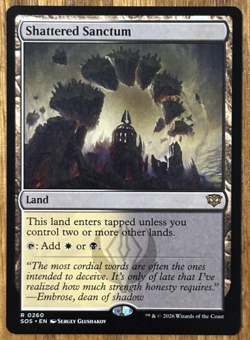 MTG Secrets Of Strixhaven, Shattered Sanctum - Image 1