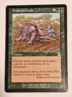 Plow Under - Spanish Urza's Destiny - Magic the Gathering MTG Nice! - Image 1
