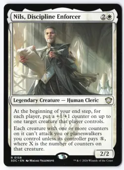 Nils, Discipline Enforcer 158 Commander: Secrets of Strixhaven - Image 1