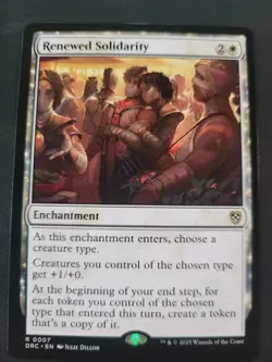 MTG Aetherdrift Renewed Solidarity NM Commander Lorehold - Image 1