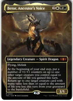 Commander: Tarkir: Dragonstorm #1 Betor, Ancestor's Voice (Borderless) - Image 1