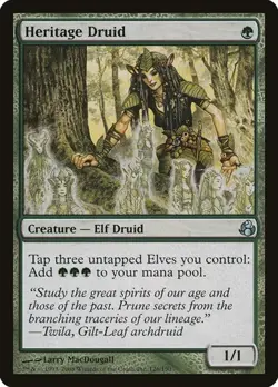 1x Heritage Druid LP Eng MTG - Morningtide - Image 1