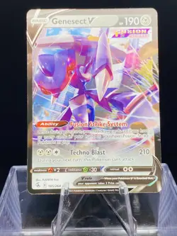 Genesect V 185/264 | SWSH - Fusion Strike | Ultra Rare | Pokemon NM - Image 1