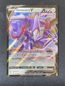 Genesect V 185/264 | SWSH - Fusion Strike | Ultra Rare | Pokemon NM - Image 2