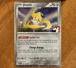 Jirachi 126/182, NM/M Holo, Prize Pack Series 5 Promo, 2 Swirls, Pokemon Play! - Image 1