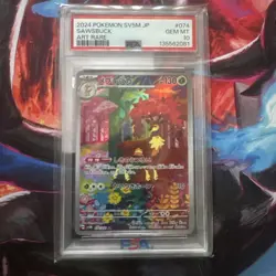 2024 POKEMON JAPANESE SV5M-CYBER JUDGE ART RARE #074 SAWSBUCK PSA 10 - Image 1