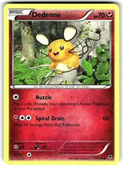 Dedenne 70/119 Common Phantom Forces Pokemon Near Mint - Image 1