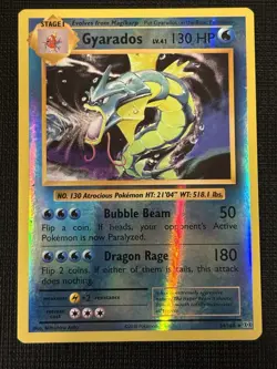 2016 POKEMON XY EVOLUTIONS GYARADOS 34/108 REVERSE HOLO RARE - Image 1