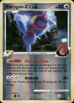 Porygon-Z G 26/99 Rare Arceus Pokemon Reverse Holo Moderately Played - Image 1