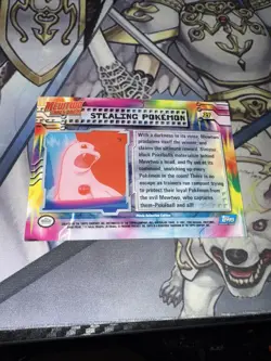 Pokemon Topps Stealing Pokemon Mewtwo Strikes Back HOLO FOIL - Image 2