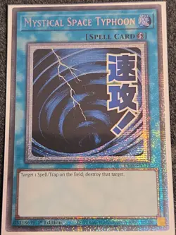 Mystical Space Typhoon RA05-EN112 1st ED Starlight Yu-Gi-Oh! TCG NM - Image 1