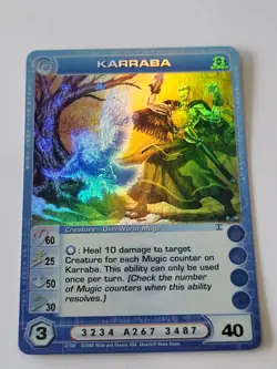 Chaotic Card Karraba max energy and wisdom Near Mint - Image 1