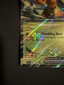 Beedrill EX 003/086 Chaos Rising Pokemon Card - Image 5
