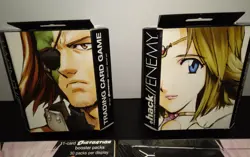 .hack Dot Hack Enemy Card Distortion 2x Starter Deck and 2x Booster Box Lot - Image 2