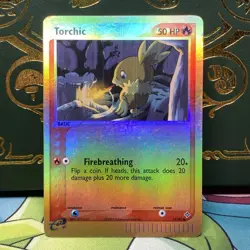 Torchic 77/97 EX Dragon 2003 Reverse Holo e-Series Pokemon Card LP - Image 1