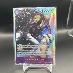 Rosinante & Law EB04-038 8000 Power Holo Blocker One Piece Card Game Character - Image 1