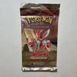 Pokemon TCG Neo Discovery Scizor Sealed Booster Pack 11 Cards 2000 20,9g HEAVYU) - Image 2