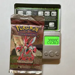 Pokemon TCG Neo Discovery Scizor Sealed Booster Pack 11 Cards 2000 20,9g HEAVYU) - Image 5