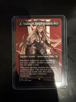 Sephiroth, Fabled SOLDIER (0382) (Borderless) Final Fantasy Regular - Image 1