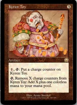Kyren Toy 1999 Mercadian Masques MTG MP - Image 3
