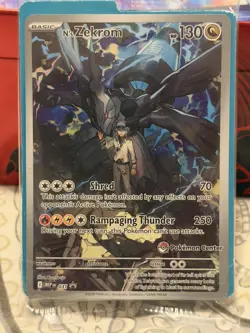 N’s Zekrom Sealed 031 Black Star Promo Pokemon Center Stamped Ascended Heroes - Image 1
