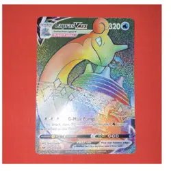 Pokemon Lapras VMAX 203/202 Swsh01: Sword & Shield Secret Rare Full Art Holo EN - Image 1