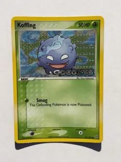 Koffing - 62/107 EX Deoxys 2005 - Stamped Reverse Holo - Pokemon TCG - Image 1