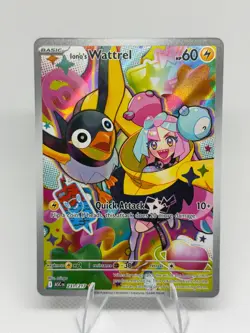 Iono's Wattrel 231/217 Me: Ascended Heroes Full Art Pokemon Holo Near Mint - Image 1