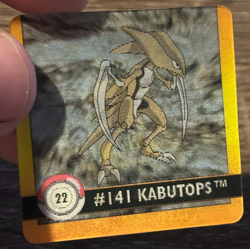 1999 Artbox Pokemon Action Flipz - Premier Edition Kabuto/Kabutops #22 - Image 3