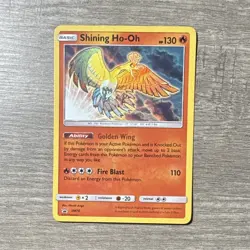 Shining Ho-Oh SM70 SM Promo Holo Rare 130 HP Eng 2017 Pokemon TCG - Image 1