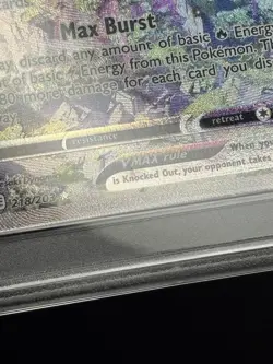 PSA 9 Rayquaza Vmax 218/203 - 🌊 Secret Evolving Skies Pokemon TCG 🖤 - MINT - Image 3