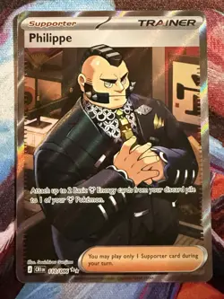 Pokemon TCG Philippe Full Art 110/086 Chaos Rising Holo NM - Image 1
