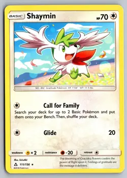 Shaymin 111/156 Rare Ultra Prism Pokemon Lightly Played - Image 1