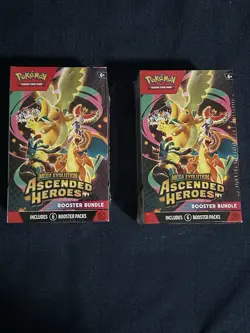 Pokemon TCG Mega Evolution Ascended Heroes Booster Bundle Box (2) - Image 1
